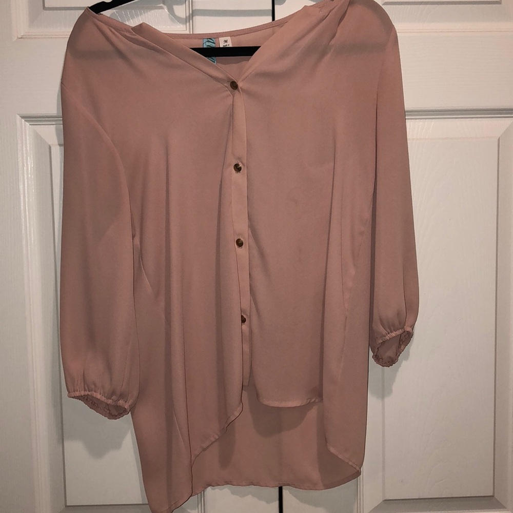 Light pink blouse